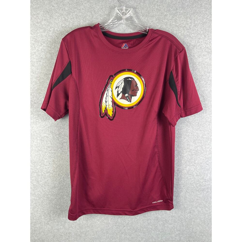 Majestic Washington Redskins Football Sports T Shirt Men's Size S Red